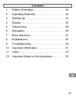 Предварительный просмотр 29 страницы AUDIOLINE EURO 200 Operating Instructions Manual