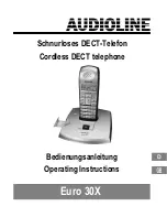 AUDIOLINE Euro 30X Operating Instructions Manual preview