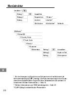 Предварительный просмотр 20 страницы AUDIOLINE Euro 30X Operating Instructions Manual