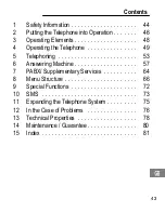 Предварительный просмотр 43 страницы AUDIOLINE Euro 800 Operating Instructions Manual