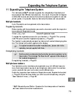 Preview for 75 page of AUDIOLINE Euro 800 Operating Instructions Manual