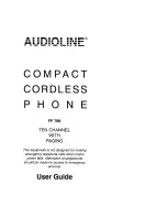 AUDIOLINE FF 788 User Manual preview