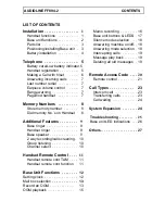 Preview for 2 page of AUDIOLINE FF894-2 User Manual