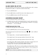 Preview for 20 page of AUDIOLINE FF894-2 User Manual