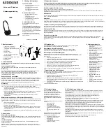 Preview for 1 page of AUDIOLINE IH-8 Operating Instructions