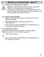 Предварительный просмотр 19 страницы AUDIOLINE IP-7 Operating Instructions Manual