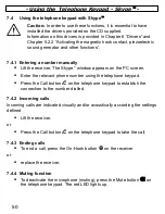 Предварительный просмотр 50 страницы AUDIOLINE IP-7 Operating Instructions Manual