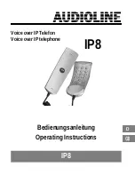 AUDIOLINE IP8 Operating Instructions Manual preview