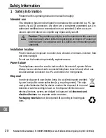 Предварительный просмотр 20 страницы AUDIOLINE IP8 Operating Instructions Manual