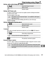 Предварительный просмотр 29 страницы AUDIOLINE IP8 Operating Instructions Manual