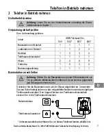 Предварительный просмотр 7 страницы AUDIOLINE ISDN Terminal 500 Operating Instructions Manual