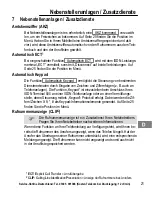 Предварительный просмотр 21 страницы AUDIOLINE ISDN Terminal 500 Operating Instructions Manual