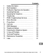 Предварительный просмотр 47 страницы AUDIOLINE ISDN Terminal 500 Operating Instructions Manual