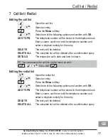 Preview for 61 page of AUDIOLINE Master 38 Series Operating Instructions Manual