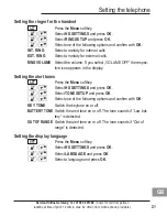 Preview for 65 page of AUDIOLINE Master 38 Series Operating Instructions Manual