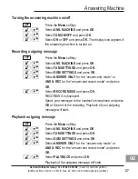 Preview for 71 page of AUDIOLINE Master 38 Series Operating Instructions Manual