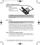 Предварительный просмотр 8 страницы AUDIOLINE Nova 50x Operating Instructions Manual