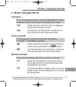 Предварительный просмотр 21 страницы AUDIOLINE Nova 50x Operating Instructions Manual