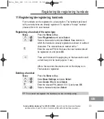 Предварительный просмотр 81 страницы AUDIOLINE Nova 50x Operating Instructions Manual