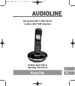 Preview for 1 page of AUDIOLINE Nova 58x Operating Instructions Manual