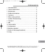 Preview for 3 page of AUDIOLINE Nova 58x Operating Instructions Manual