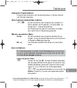 Preview for 19 page of AUDIOLINE Nova 58x Operating Instructions Manual