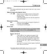 Preview for 71 page of AUDIOLINE Nova 58x Operating Instructions Manual