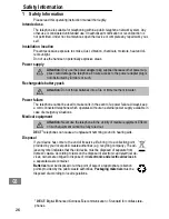 Preview for 26 page of AUDIOLINE Oyster200 Operating Instructions Manual