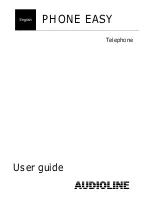 AUDIOLINE PHONE EASY User Manual предпросмотр