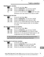 Предварительный просмотр 25 страницы AUDIOLINE Polo 38 Series Operating Instructions Manual