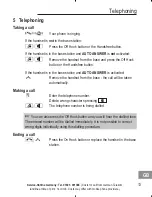 Предварительный просмотр 57 страницы AUDIOLINE Polo 38 Series Operating Instructions Manual