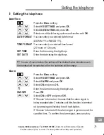 Предварительный просмотр 65 страницы AUDIOLINE Polo 38 Series Operating Instructions Manual