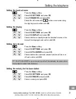 Предварительный просмотр 67 страницы AUDIOLINE Polo 38 Series Operating Instructions Manual