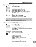 Предварительный просмотр 73 страницы AUDIOLINE Polo 38 Series Operating Instructions Manual