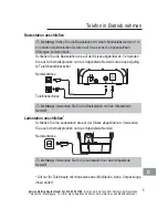 Предварительный просмотр 7 страницы AUDIOLINE Polo 80x Operating Instructions Manual