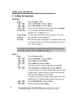 Предварительный просмотр 66 страницы AUDIOLINE Polo 80x Operating Instructions Manual