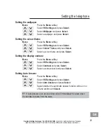 Предварительный просмотр 69 страницы AUDIOLINE Polo 80x Operating Instructions Manual