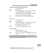 Preview for 67 page of AUDIOLINE Polo 881 Operating Instructions Manual