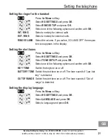 Предварительный просмотр 57 страницы AUDIOLINE Pro 20 Series Operating Instructions Manual