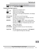 Preview for 21 page of AUDIOLINE Pro 28 Series Operating Instructions Manual