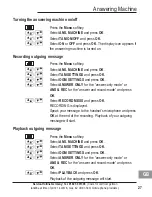 Preview for 71 page of AUDIOLINE Pro 28 Series Operating Instructions Manual