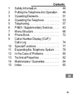 Предварительный просмотр 45 страницы AUDIOLINE SHADOW 50X Operating Instructions Manual