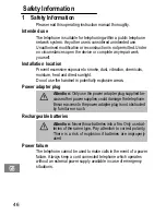 Предварительный просмотр 46 страницы AUDIOLINE SHADOW 50X Operating Instructions Manual