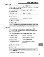 Предварительный просмотр 71 страницы AUDIOLINE SHADOW 50X Operating Instructions Manual