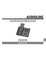 AUDIOLINE Slim DECT 50x Operating Instructions Manual preview