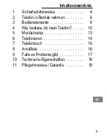 Предварительный просмотр 3 страницы AUDIOLINE Splash 10x Operating Instructions Manual