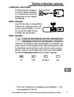 Предварительный просмотр 7 страницы AUDIOLINE Splash 10x Operating Instructions Manual