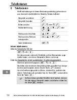 Предварительный просмотр 14 страницы AUDIOLINE Splash 10x Operating Instructions Manual