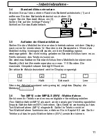 Preview for 11 page of AUDIOLINE Sprint 100 Operating Instructions Manual