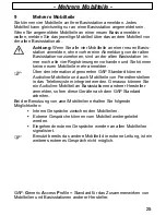 Preview for 25 page of AUDIOLINE Sprint 100 Operating Instructions Manual